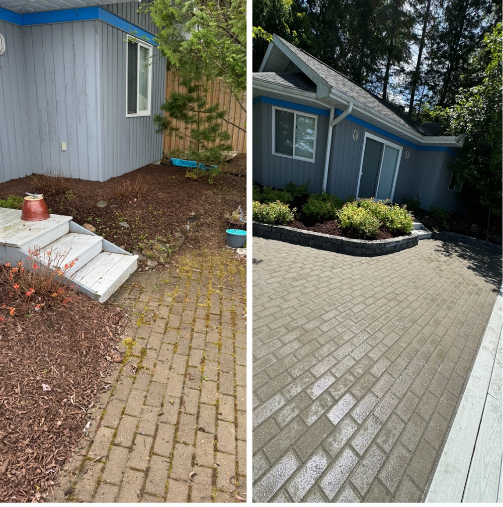 Paver restoration & landscape refresh, Muskoka